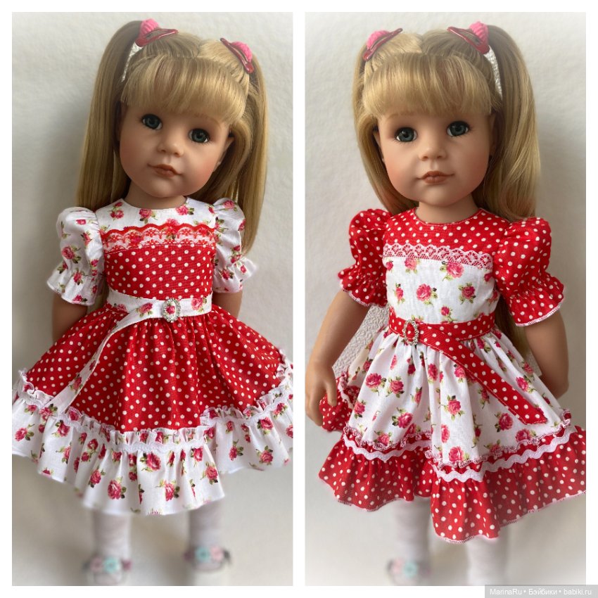 Снова платья — Одежда и обувь для кукол своими руками: фото (фото 7)