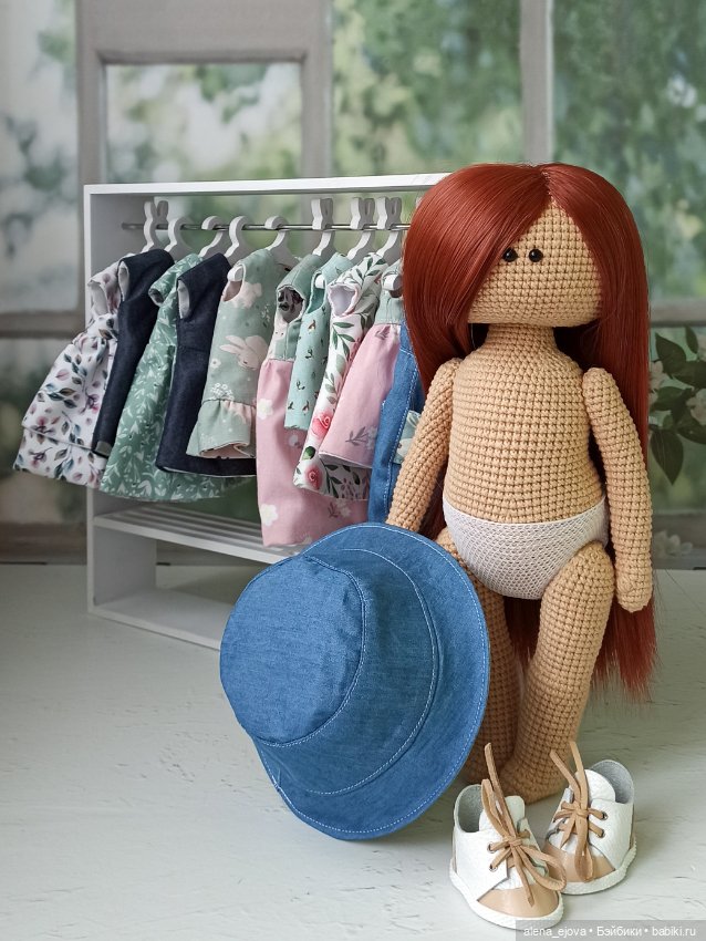 Интерьерные вязаные куклы. Мои работы