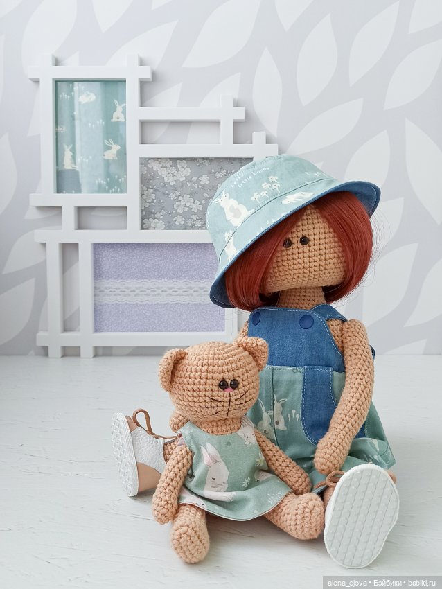 Интерьерные вязаные куклы. Мои работы (фото 3)