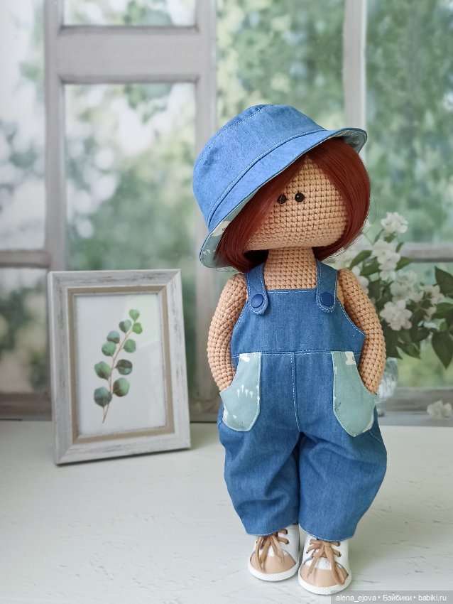 Интерьерные вязаные куклы. Мои работы (фото 2)