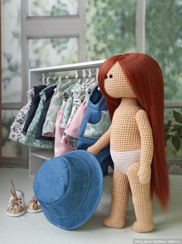 Интерьерные вязаные куклы. Мои работы (фото 4)