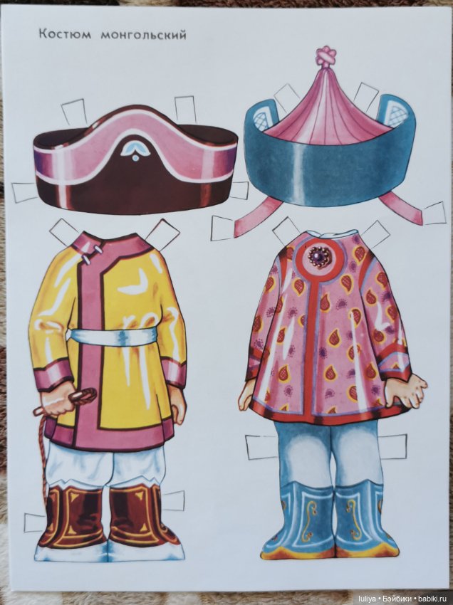 Кукла моего детства — Бумажные куклы с одеждой для вырезания: шаблоны (фото 6)