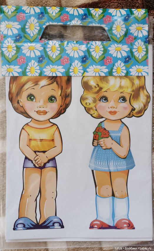 Кукла моего детства — Бумажные куклы с одеждой для вырезания: шаблоны