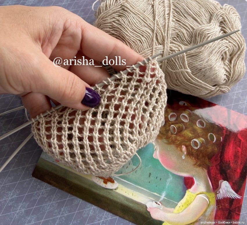 МК «Ажурный берет» для блайз и холалы (фото 6)