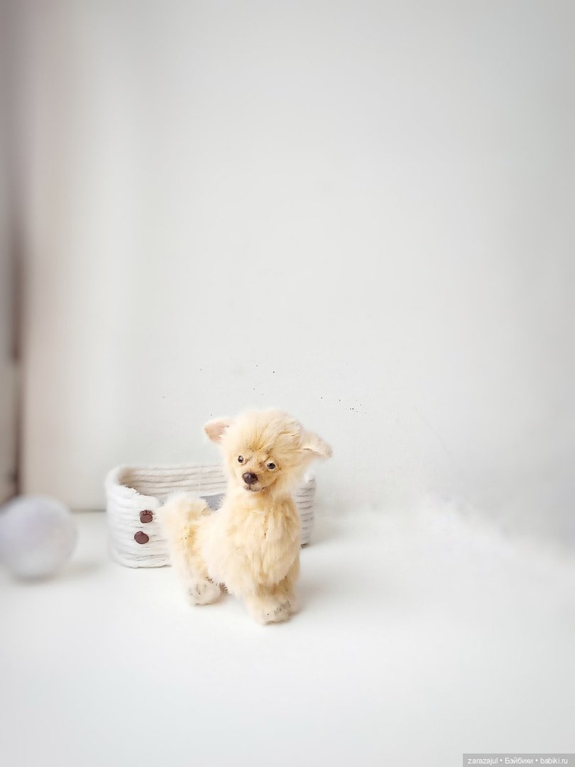 Щенок - миниатюрный реалистичный малыш