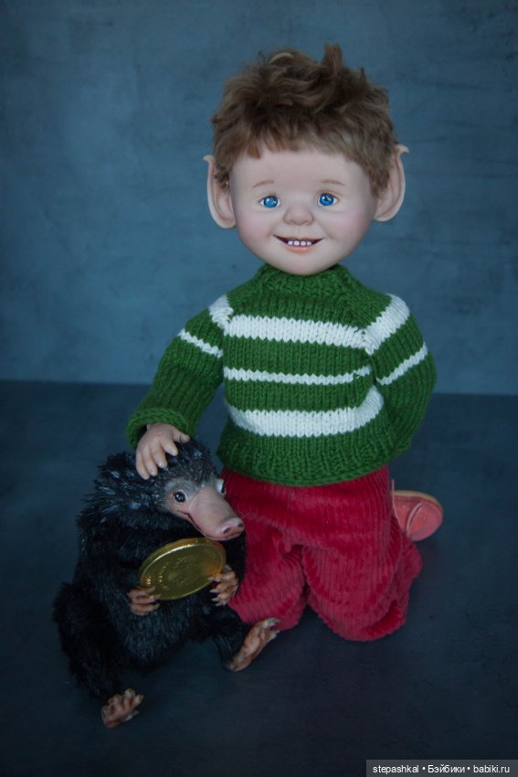 Домовой эльф Василий — Авторские шарнирные куклы своими руками: лепка