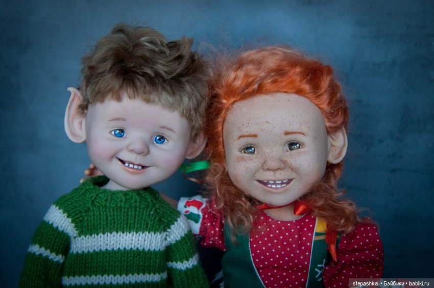 Домовой эльф Василий — Авторские шарнирные куклы своими руками: лепка