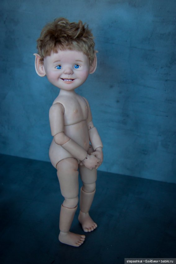 Домовой эльф Василий — Авторские шарнирные куклы своими руками: лепка