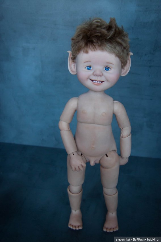 Домовой эльф Василий — Авторские шарнирные куклы своими руками: лепка