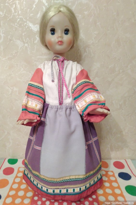 Кукла Люба в национальной одежде (фото 6)