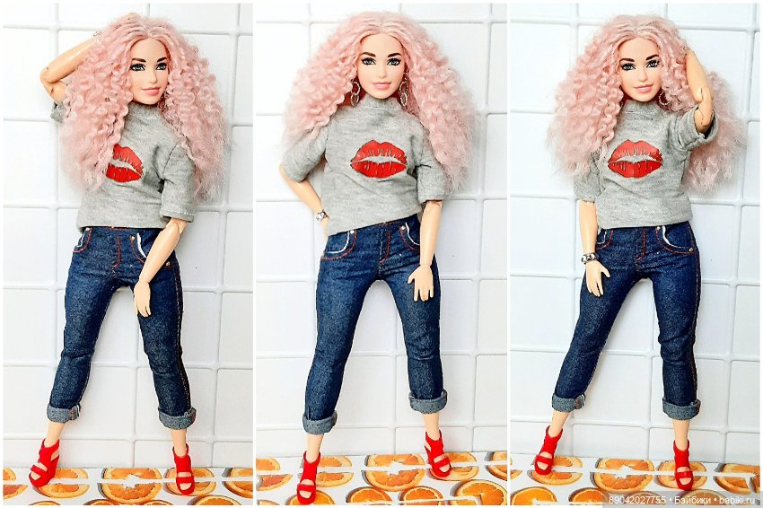 Мои любимые пышки. Barbie Curvy mtm