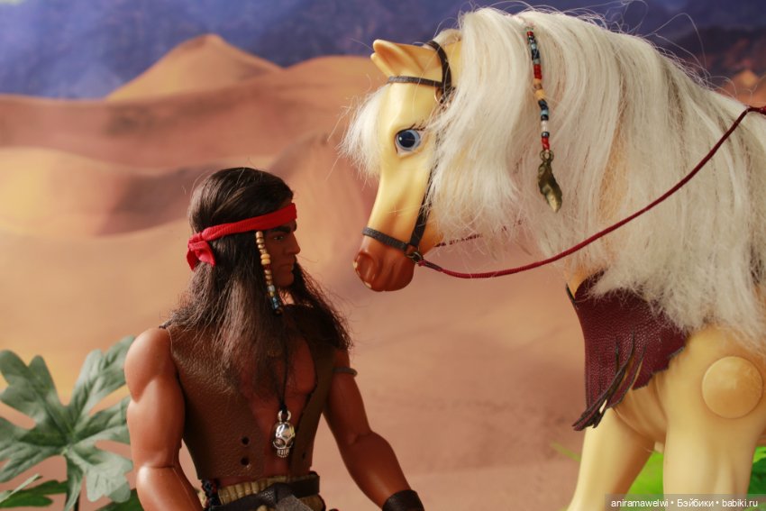 Индеец — Игровые куклы разных производителей (Разное): редкие бренды