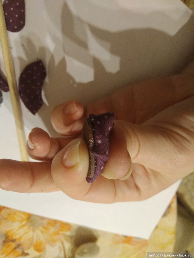 Шьем маленькие ботиночки из ткани для куклы (фото 6)