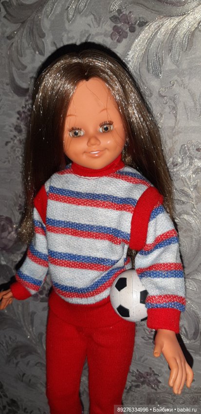 Винтажная испанка bb. Спортсменка-футболистка (фото 4)