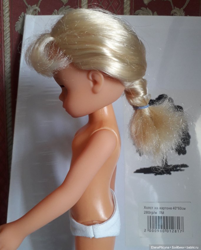 Как "поднять" голову кукле