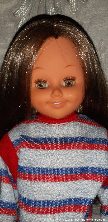 Винтажная испанка bb. Спортсменка-футболистка (фото 5)