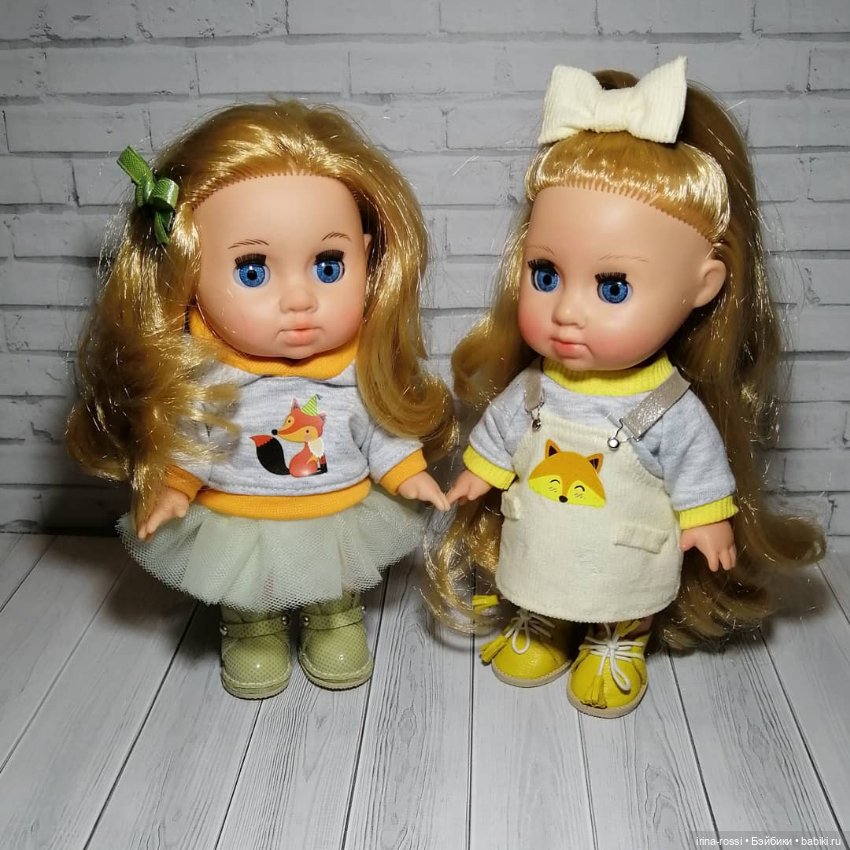 Одеваю кукол фабрики Весна