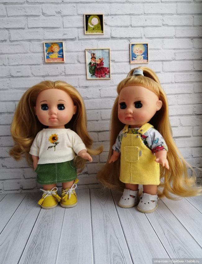 Одеваю кукол фабрики Весна
