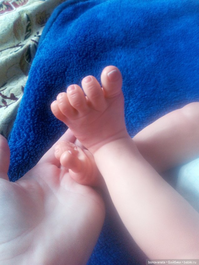 Ребёнок 47 см из полимерной глины (фото 6)