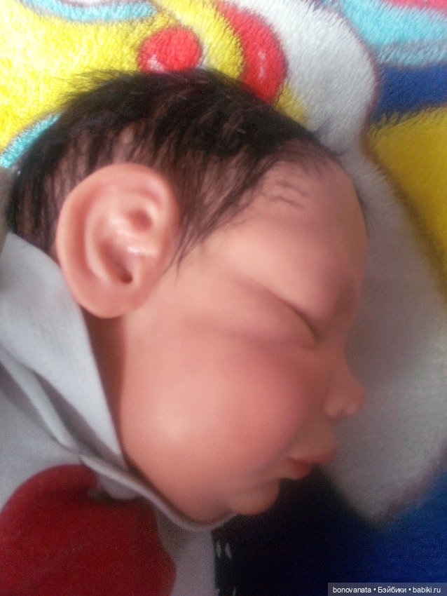 Ребёнок 47 см из полимерной глины (фото 9)