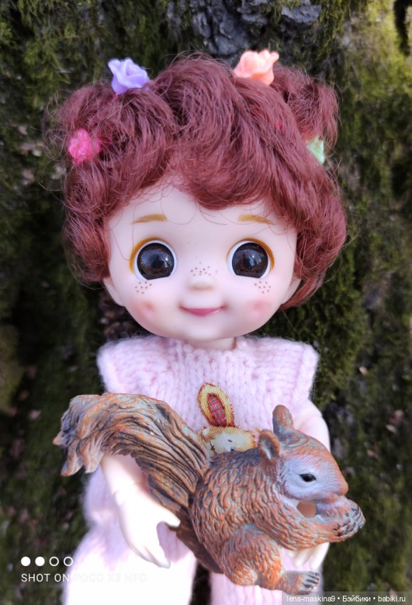 Машуня, лес, белочки, весна, хорошее настроение