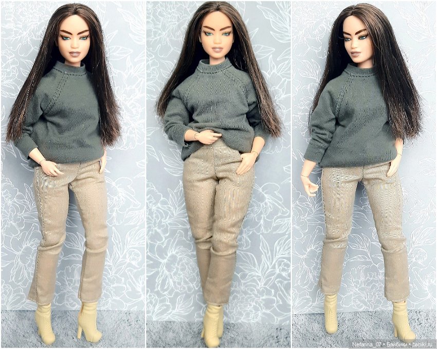 Мои любимые пышки. Barbie Curvy mtm. Ооак. Работа не моя (фото 8)