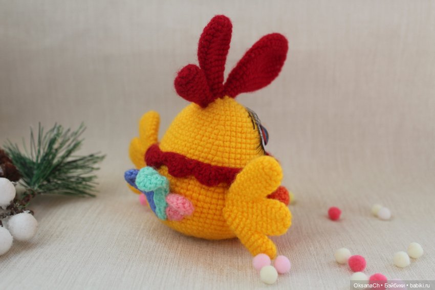 Пасхальный Петушок — Вязаные игрушки и амигуруми: крючком (фото 7)