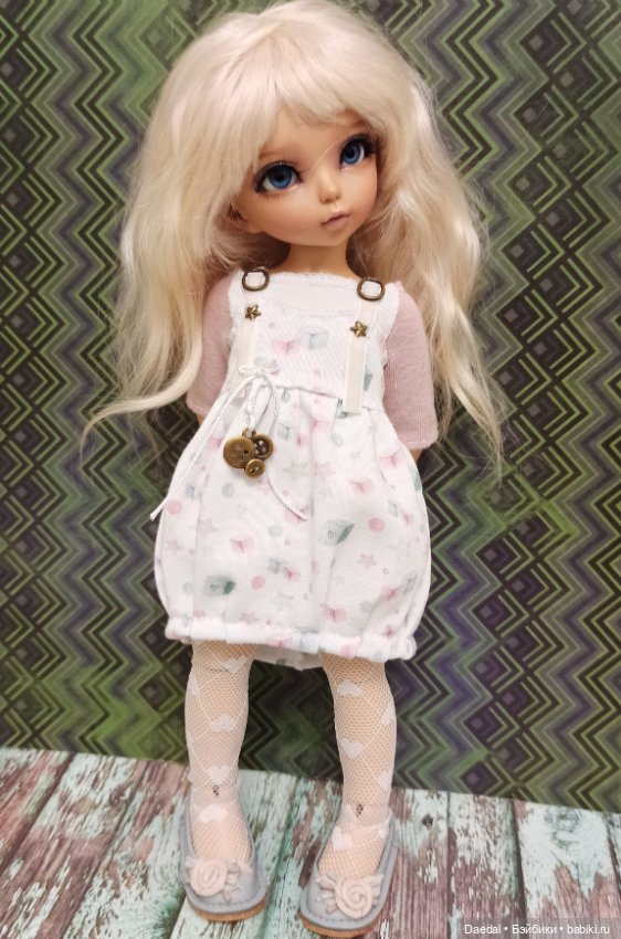 Трикотажный сарафанчик — Одежда и обувь для кукол своими руками: фото (фото 3)