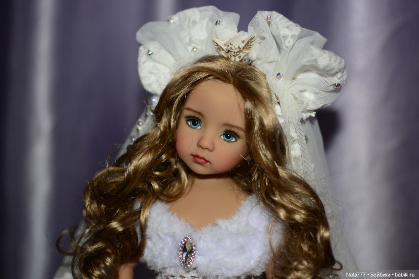 Роскошный свадебный наряд для кукол Little Darling (фото 4)