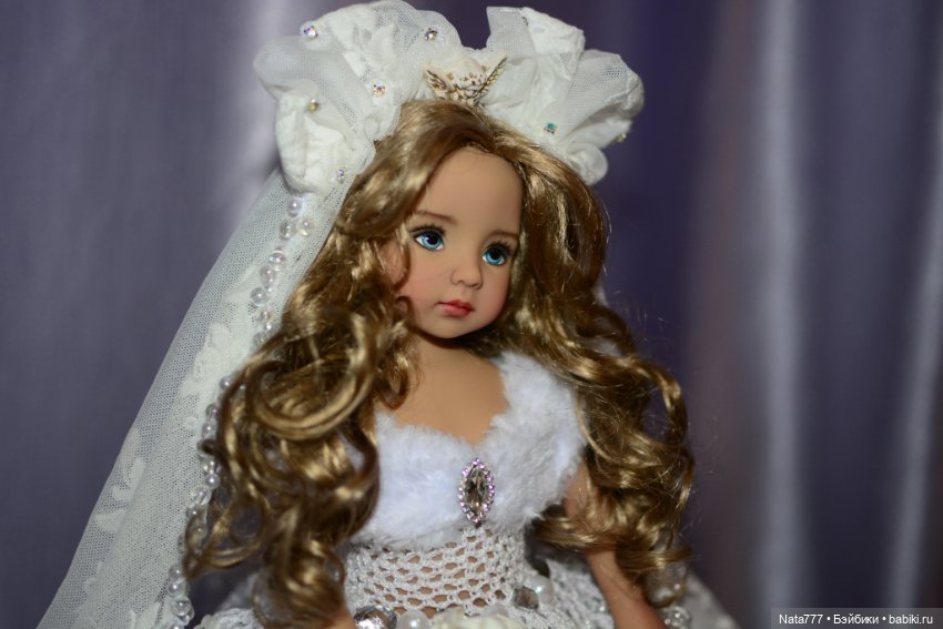 Роскошный свадебный наряд для кукол Little Darling (фото 5)