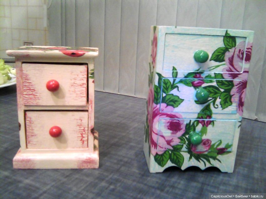 Комодики для кукол или для украшений (фото 5)