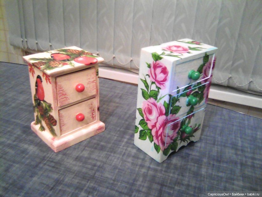 Комодики для кукол или для украшений (фото 7)