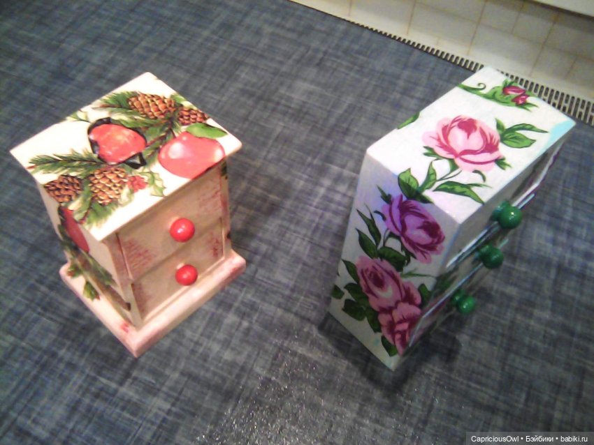 Комодики для кукол или для украшений (фото 6)