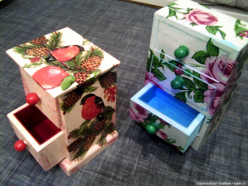 Комодики для кукол или для украшений (фото 2)