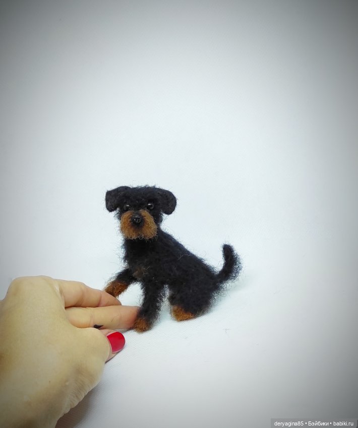 Просто дворняжка — Валяные игрушки из шерсти: сухое валяние (фото 2)