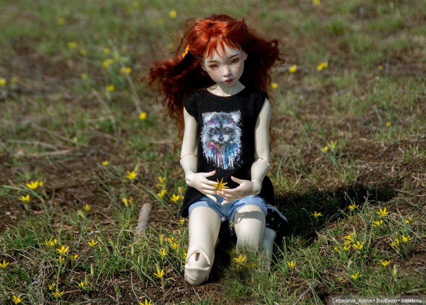 Рыжая — Гибридизация кукол BJD (БЖД): пересадка головы