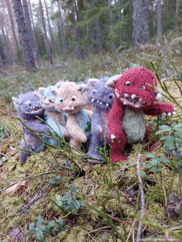 Близнецы и другие — Авторские мишки Тедди и друзья: фото (фото 8)