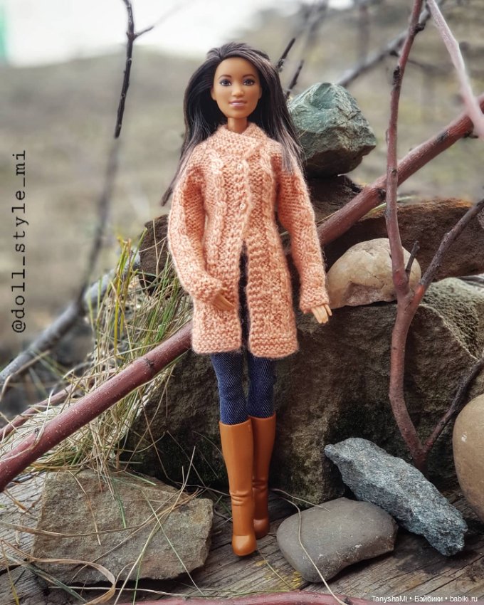 Новые пальто для кукол Барби (фото 9)