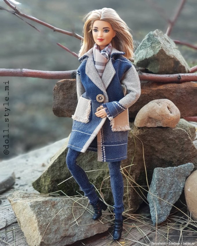 Новые пальто для кукол Барби (фото 6)