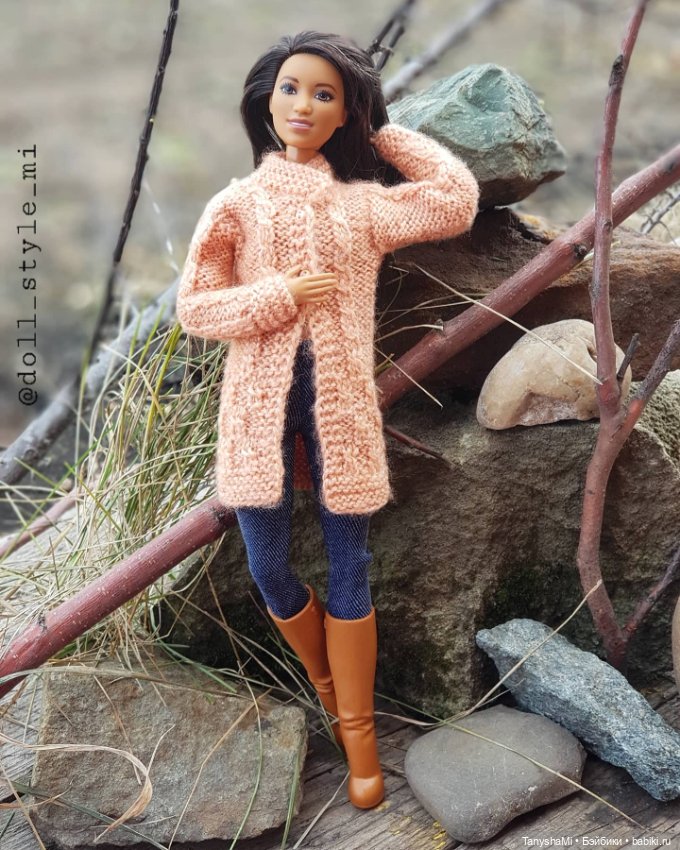 Новые пальто для кукол Барби (фото 10)