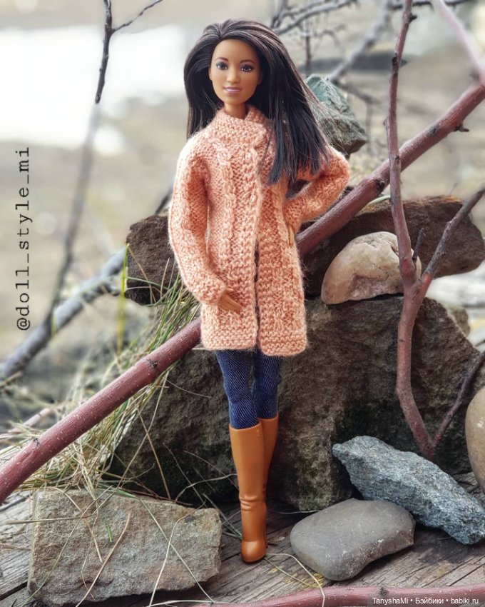 Новые пальто для кукол Барби (фото 8)