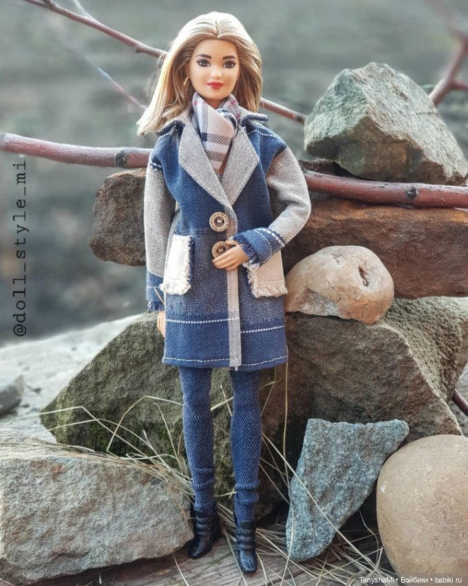 Новые пальто для кукол Барби (фото 5)
