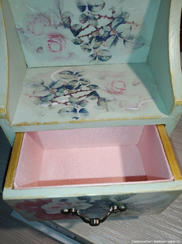 Акварельные розы — Мебель для кукол и домиков: фото