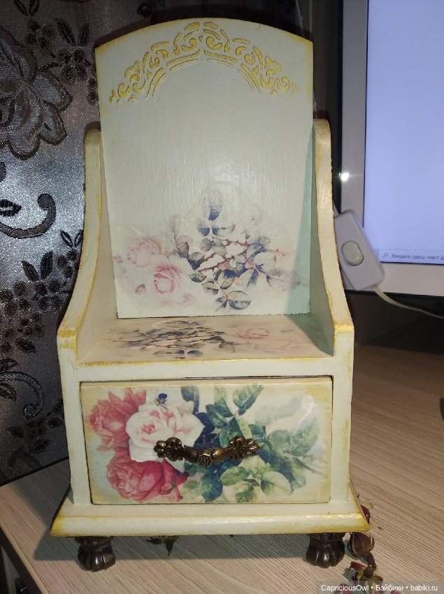 Акварельные розы — Мебель для кукол и домиков: фото (фото 9)