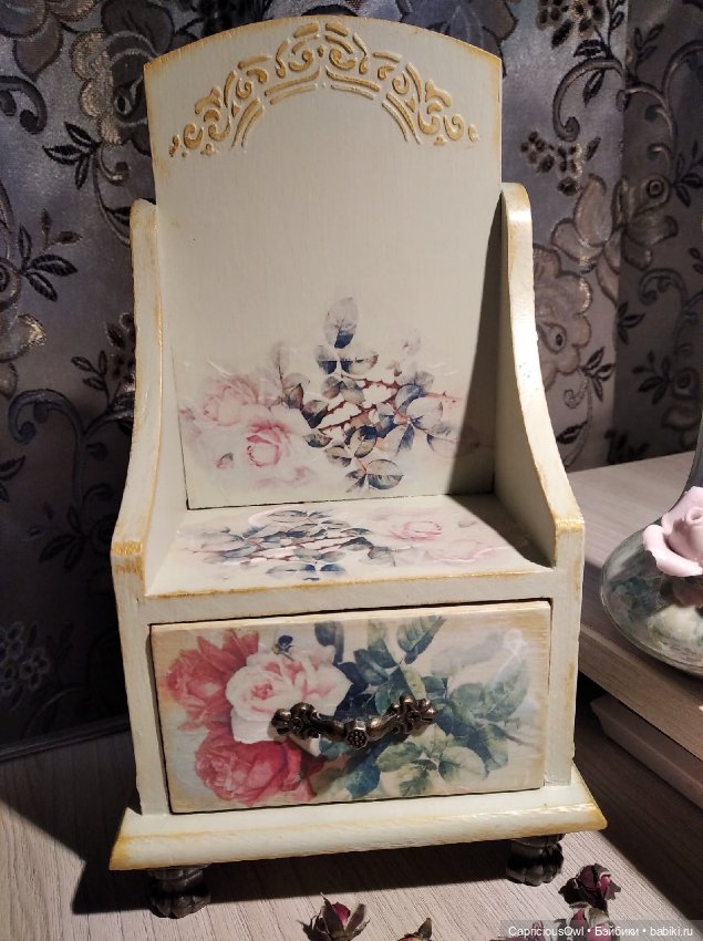 Акварельные розы — Мебель для кукол и домиков: фото (фото 3)