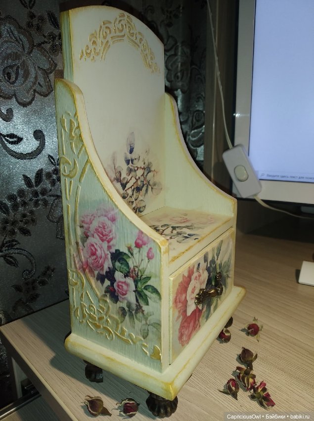 Акварельные розы — Мебель для кукол и домиков: фото (фото 10)