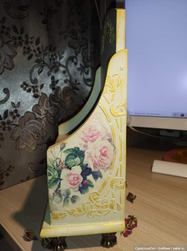 Акварельные розы — Мебель для кукол и домиков: фото