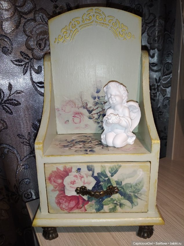 Акварельные розы — Мебель для кукол и домиков: фото