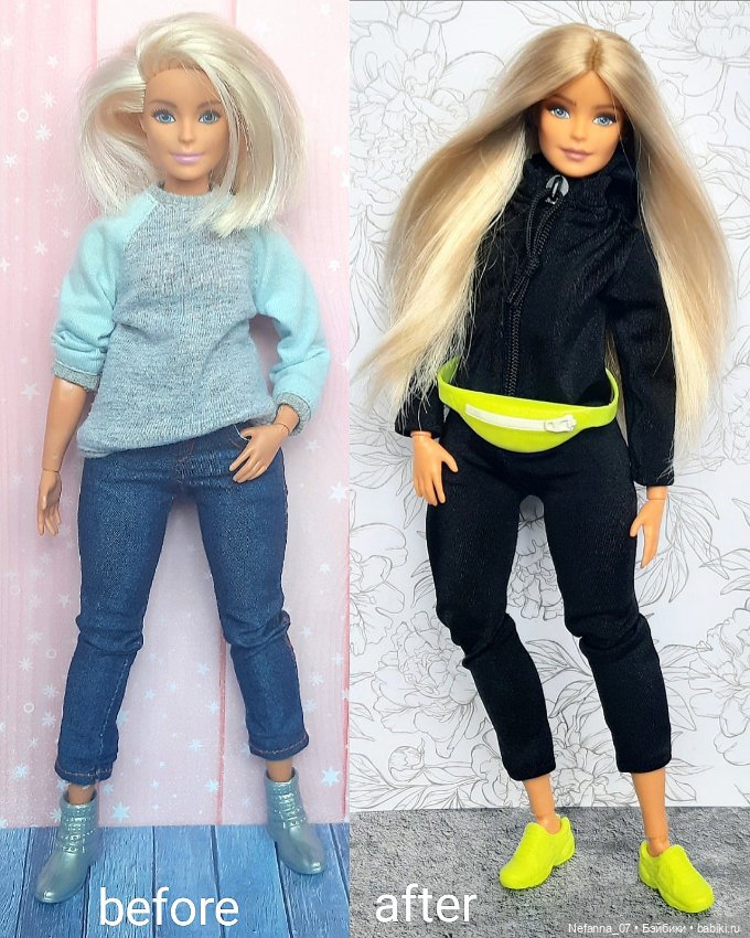 Мои любимые пышки. Barbie Curvy mtm (фото 6)