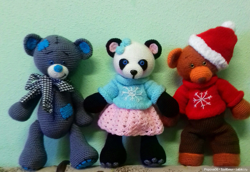 Мишки шалунишки — Наши хобби и творчество: вышивка